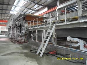 2011年2月，嵊州天宇紙業(yè)4000/350普瓦紙機(jī)順利出紙